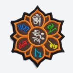 Patch Bordado Flor de Lótus com Chakras