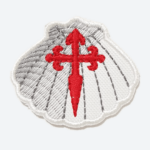 Patch Bordado Concha de Santiago
