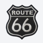 Patch Motociclista Bordado Rota 66 Para Coletes E Motoclubes