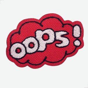 Patch Bordado OOPs - CAPA