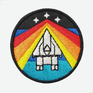 Patch Bordado Nave Espacial, Astronauta