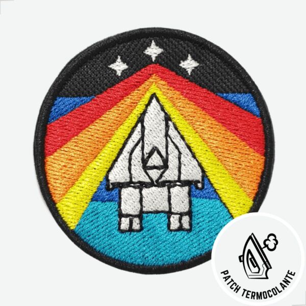 Patch Bordado Nave Espacial, Astronauta - Imagem 2