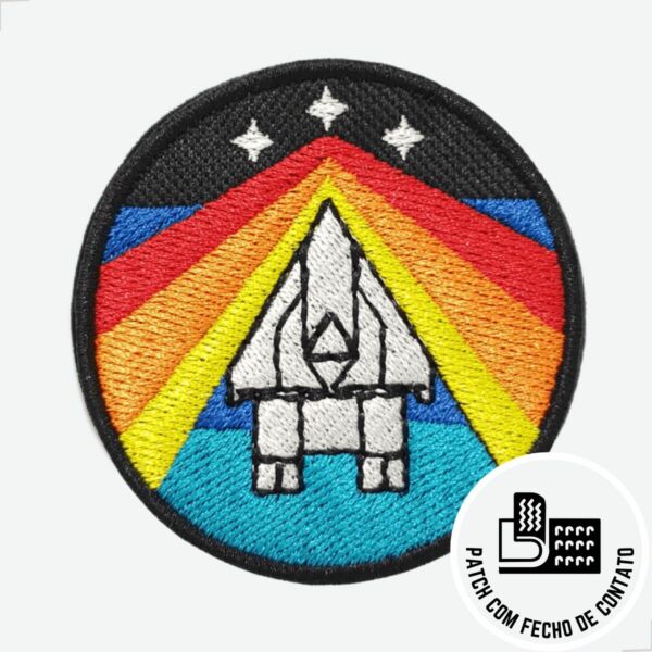 Patch Bordado Nave Espacial, Astronauta - Imagem 3
