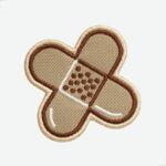 Patch Bordado Curativo Remendo 6,5x6,5cm Jaquetas E Mochilas