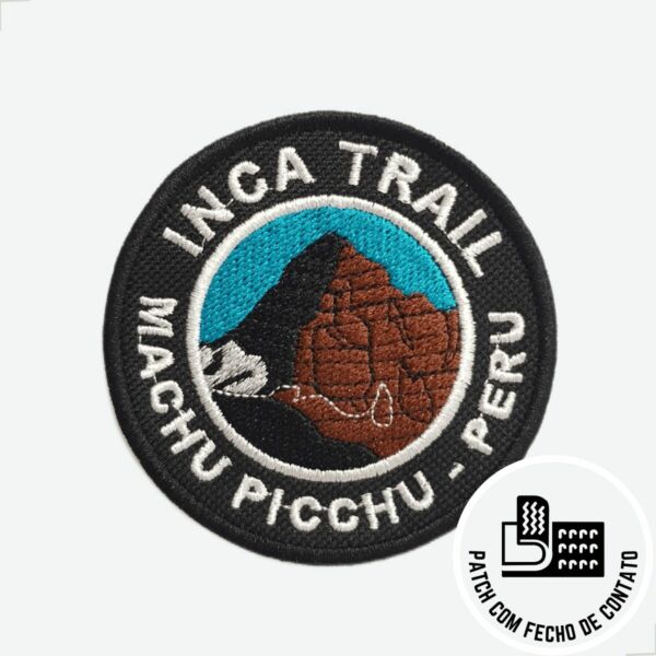 Patch Bordado Inca Trail Machu Picchu Peru, Emblema Turístico - Imagem 3
