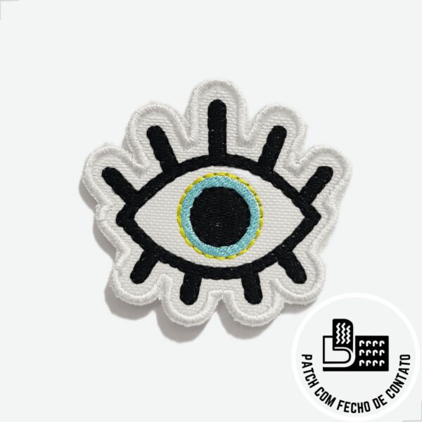Patch Bordado Olho Grego - Imagem 2