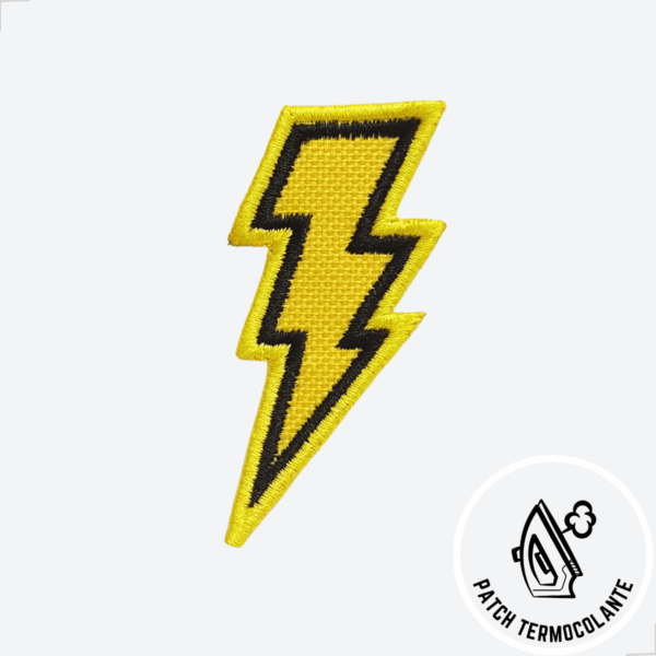 Patch Bordado Flash, Raio Amarelo - Imagem 2