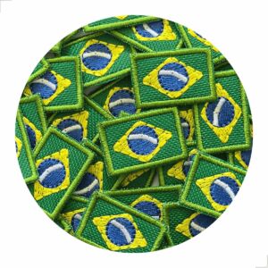 Patch Bordado Bandeira do Brasil