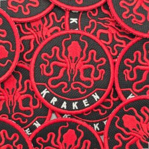 Patch Bordado Personalizado Kraken