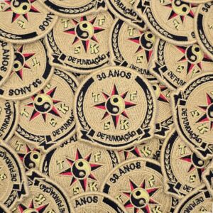 Patch Bordado Personalizado TSKF Academia de Kung Fu