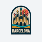 Patch Bordado Barcelona Sagrada Família