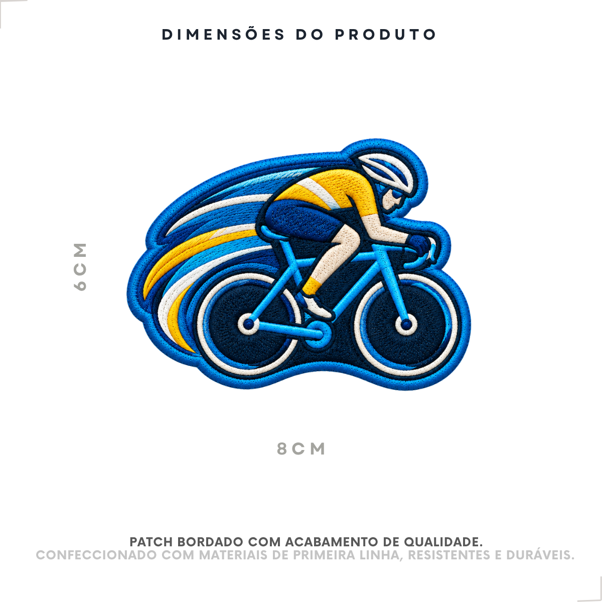 Patch Bordado Ciclismo - Imagem 2