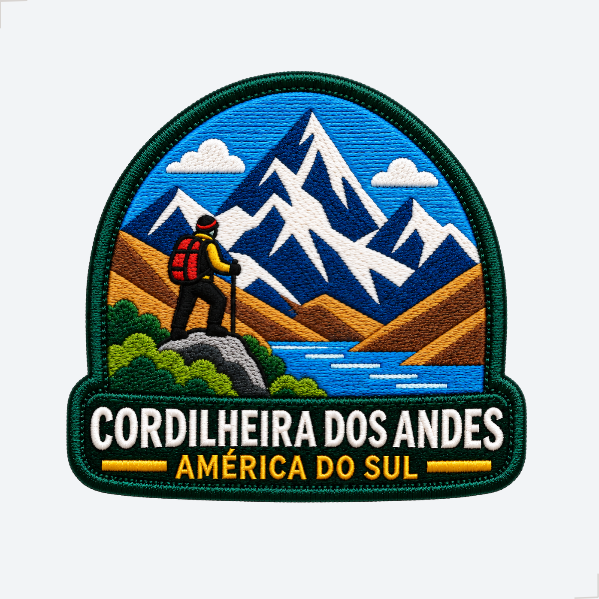 Patch Bordado Cordilheira dos Andes