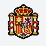 Escudo da Espanha Bordado 10 cm