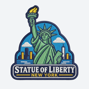 Patch bordado Estátua da Liberdade New York