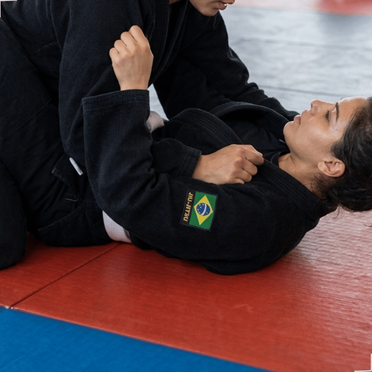 Patch Bordado Jiu-jitsu Brasil Para Kimono 8x6cm Resistente Preto Brasil - Imagem 3
