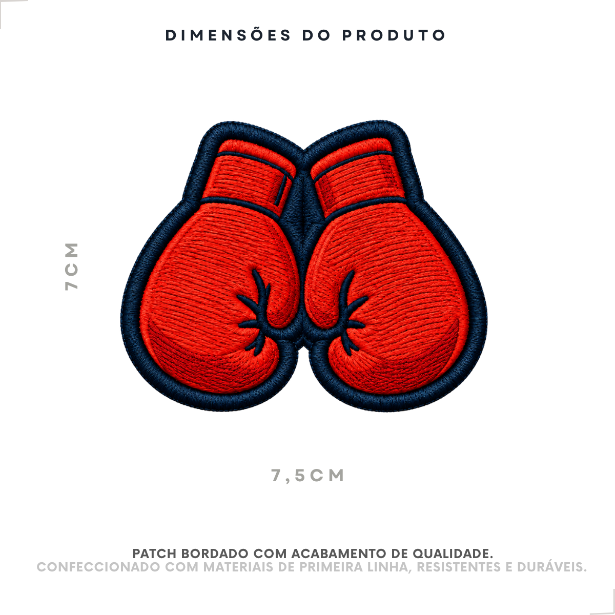 Patch Bordado Luva de Boxe - Imagem 2