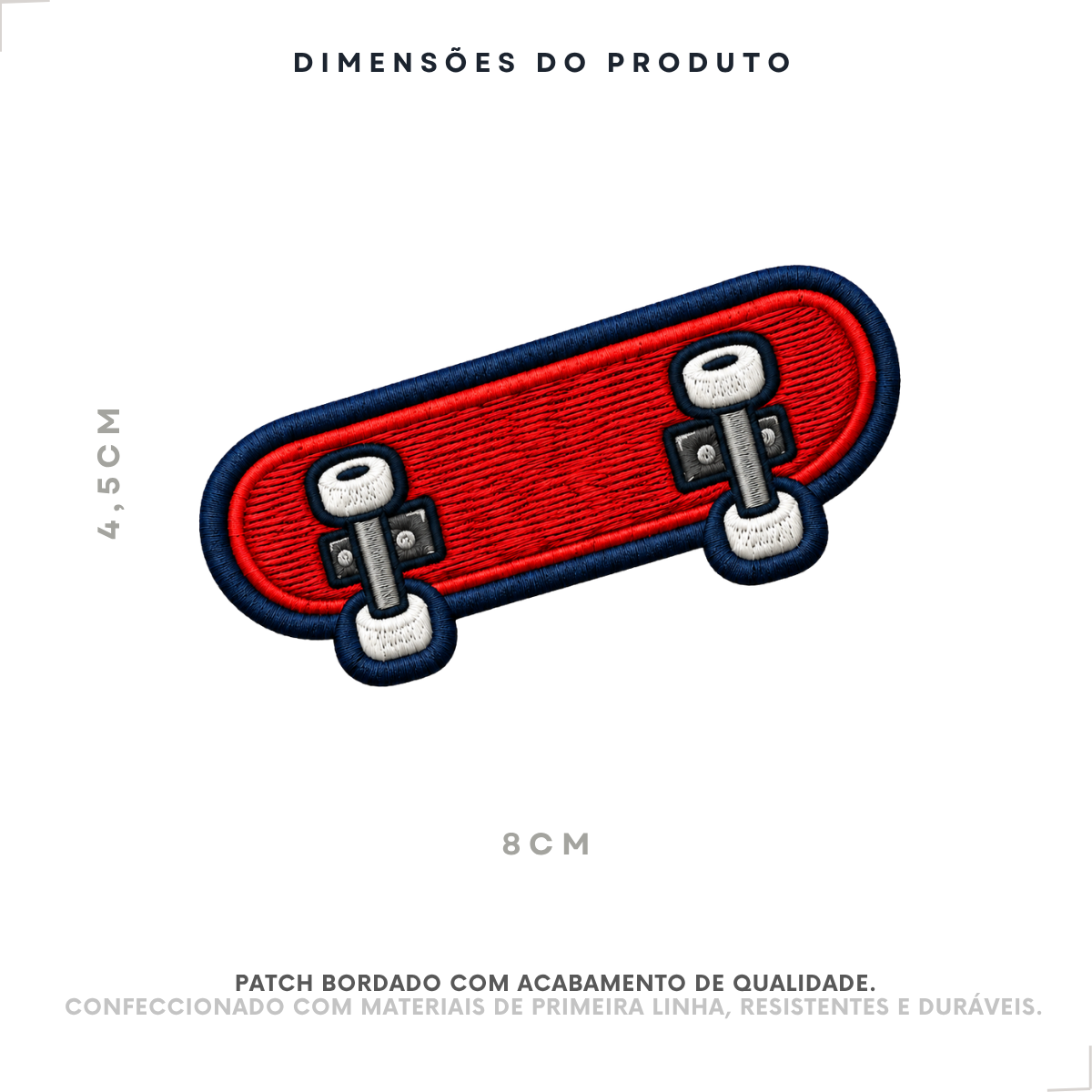 Patch Bordado Skate - Imagem 2