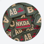 Patch Bordado Tipo Sanguíneo